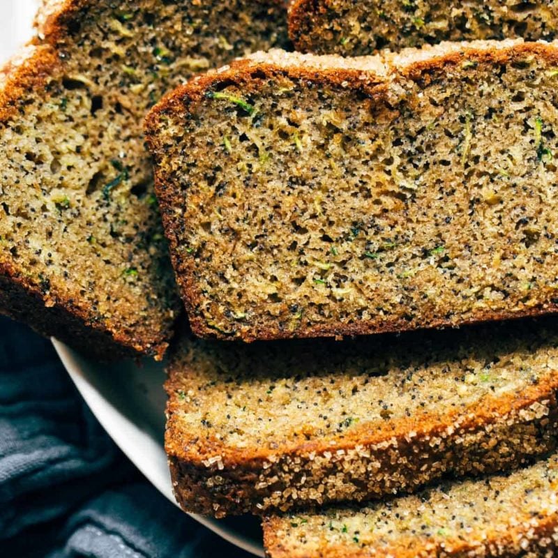 A picture of Lemon Poppyseed Zucchini Bread