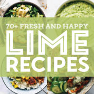 Collage of lime recipes pin