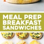 meal prep breakfast sandwich