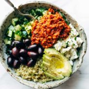 Mediterranean Quinoa Bowl.