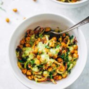 A picture of Rainbow Power Salad with Roasted Chickpeas