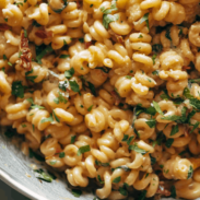 A picture of Creamy Garlic Sun-Dried Tomato Pasta